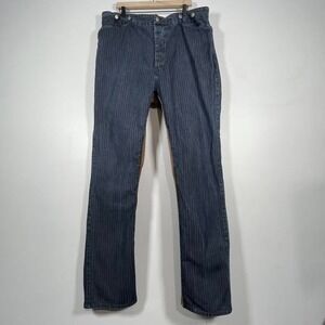 Frontier Classics Saddle Pants Mens 42 Denim Stripe Canvas Re-enactment Costume